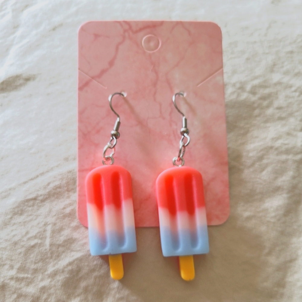 COPY - COPY - Bomb Pop Earrings 4th of July!!!